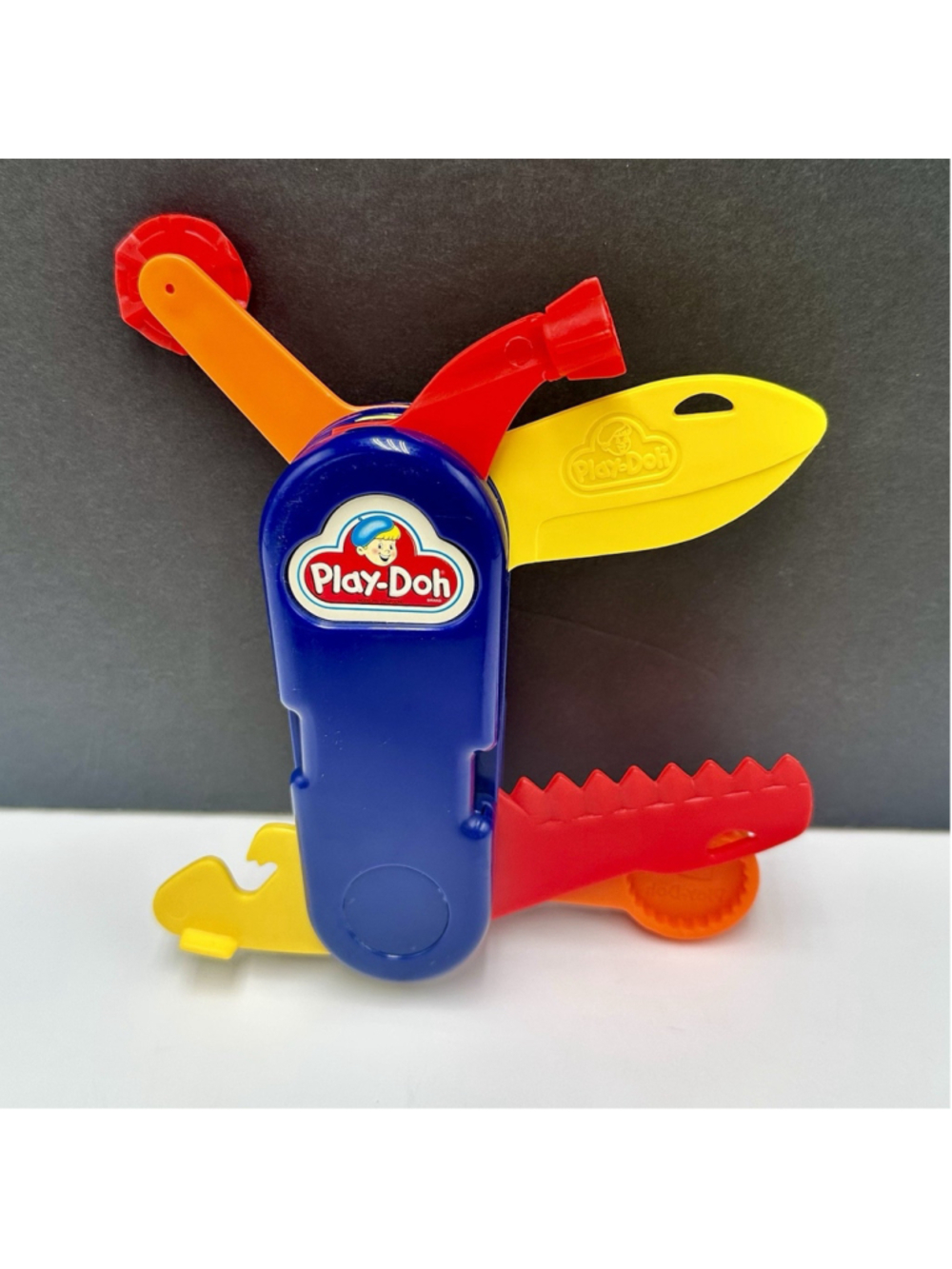 Vintage 1998 PLAY-DOH Fun Cutter Swiss Army Knife Multi Tool Toy